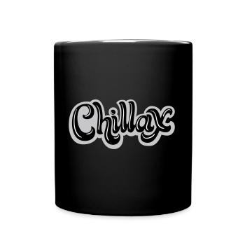 Chill out - Tasse einfarbig - Schwarz - Vorne