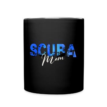 SCUBA Mom - Full Colour Mug - black - Front