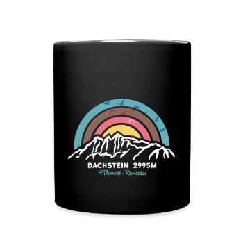 Hoher Dachstein Filzmoos Ramsau Skigebiet Wandern - Tasse einfarbig - Schwarz - Vorne
