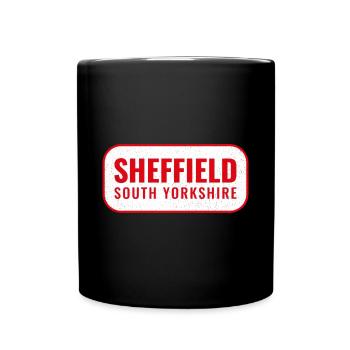 Sheffield - Full Colour Mug - black - Front