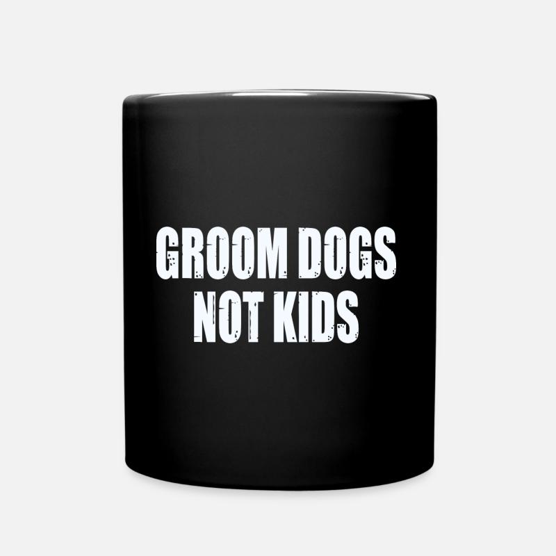 Groom Chiens Pas Enfants - Mug uni - noir