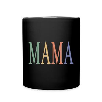 Retro Mama Fête des mères Matching Family For Women - Mug uni - noir - Devant
