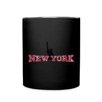 Meet me in New York  - Tasse einfarbig - Schwarz - Vorne