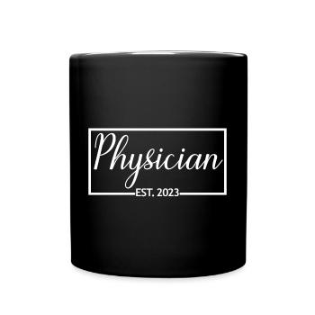 Médecin Est. 2023 Étudiant médecin diplômé - Mug uni - noir - Devant