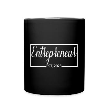 Entrepreneur Est. 2023 Cadeau d’entrepreneur diplômé - Mug uni - noir - Devant