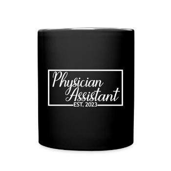 Physician Assistant Est. 2023 zukünftiger PA-Absolvent - Tasse einfarbig - Schwarz - Vorne