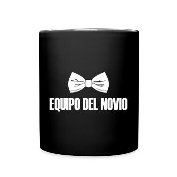 Equipo Del Novio Groom's Team Wedding Groomsmen - Full Colour Mug - black - Front