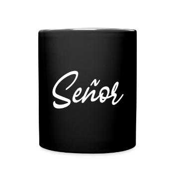 Señor Engagement Groom To Be Wedding Party - Full Colour Mug - black - Front