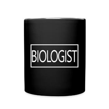 Biologist Proud Graduated Biology Student - Full Colour Mug - black - Front