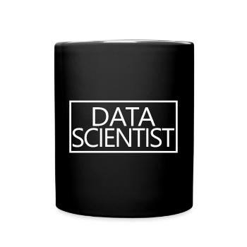 Data Scientist Proud Graduated Data Scientist - Full Colour Mug - black - Front