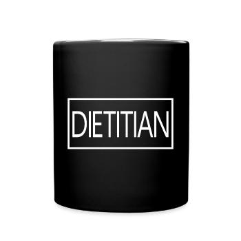 Dietitian Proud Graduated Dietitian Student - Full Colour Mug - black - Front