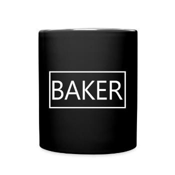 Baker Proud graduierter Baking Pastry Student - Tasse einfarbig - Schwarz - Vorne