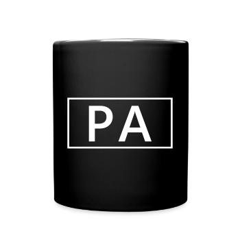 PA Proud Graduate Physician Assistant Student - Tasse einfarbig - Schwarz - Vorne