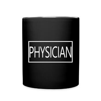 Médecin fier étudiant diplômé en médecine - Mug uni - noir - Devant
