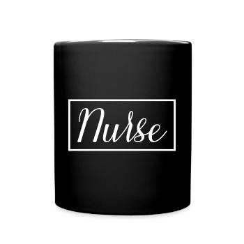 Cadeau d’une étudiante diplômée en sciences infirmières fière - Mug uni - noir - Devant