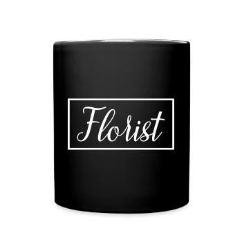 Fleuriste fière fleuriste diplômée Cadeau étudiant - Mug uni - noir - Devant