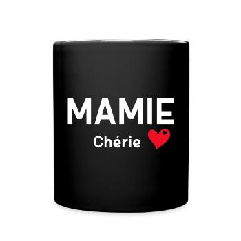 Mamie chérie Mamie L'unique Cadeau Femme - Mug uni - noir - Devant