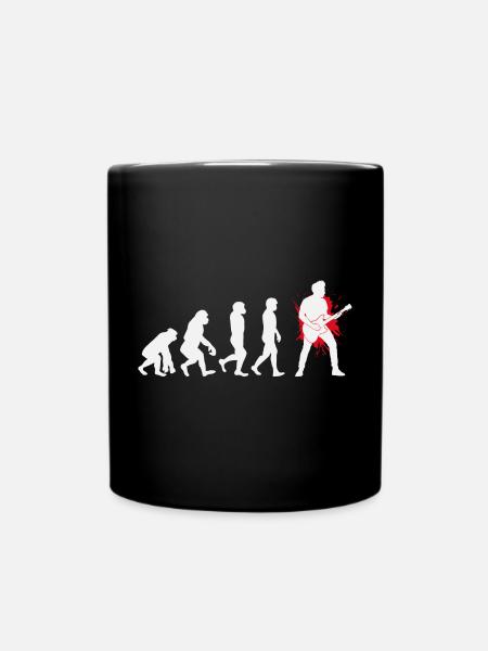 Basse Guitariste Musicien Bassiste Evolution - Mug uni - noir