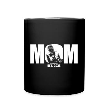 2023, Maman en devenir, annonce de grossesse - Mug uni - noir - Devant