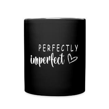 PARFAITEMENT imparfait - Mug uni - noir - Devant