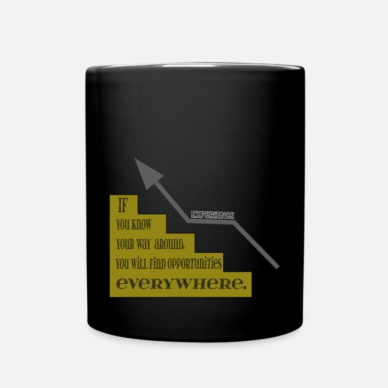 Expérience - Succès - Échec - Avancement - Mug uni - noir