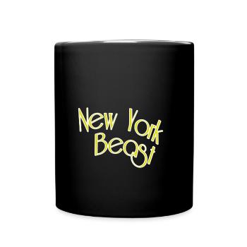 New york beast - Tasse einfarbig - Schwarz - Vorne