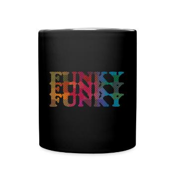 Funky - Tasse einfarbig - Schwarz - Vorne
