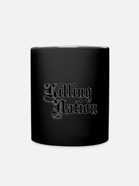 Killing nation - Tasse einfarbig - Schwarz