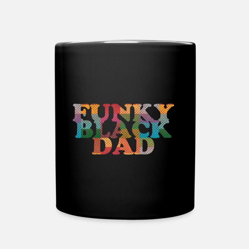 Funky Black Dad - Mug uni - noir