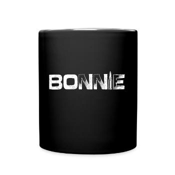 Bonnie and Clyde couple outfit - Full Colour Mug - black - Front
