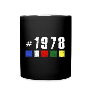 1978 retro birthday vintage anniversary NEW TIBET - Full Colour Mug - black - Front