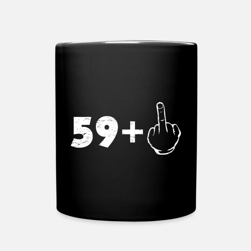 59 plus 1 - cadeau pour le 60e anniversaire - Mug uni - noir