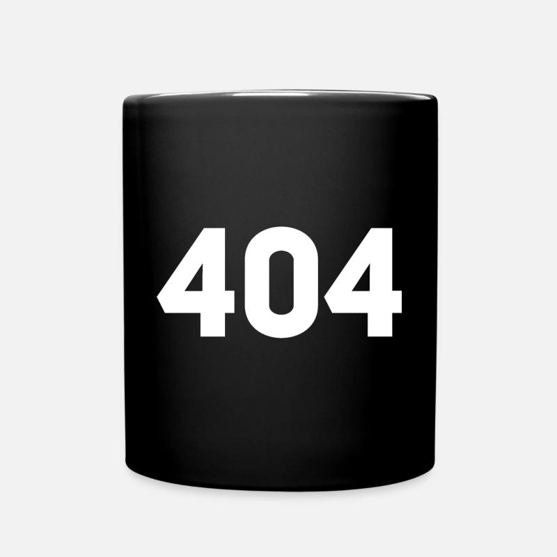 404 introuvable - Mug uni - noir