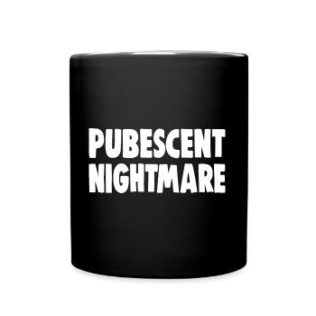 PUBESCENT NIGHTMARE - Tasse einfarbig - Schwarz - Vorne