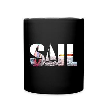 SEGEL - Tasse einfarbig - Schwarz - Vorne