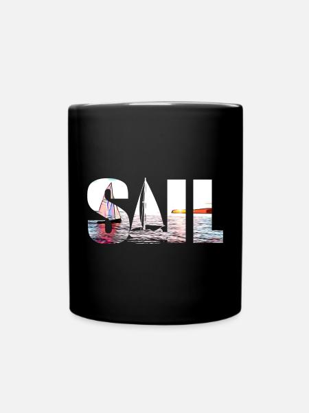 SAIL - Mug uni - noir