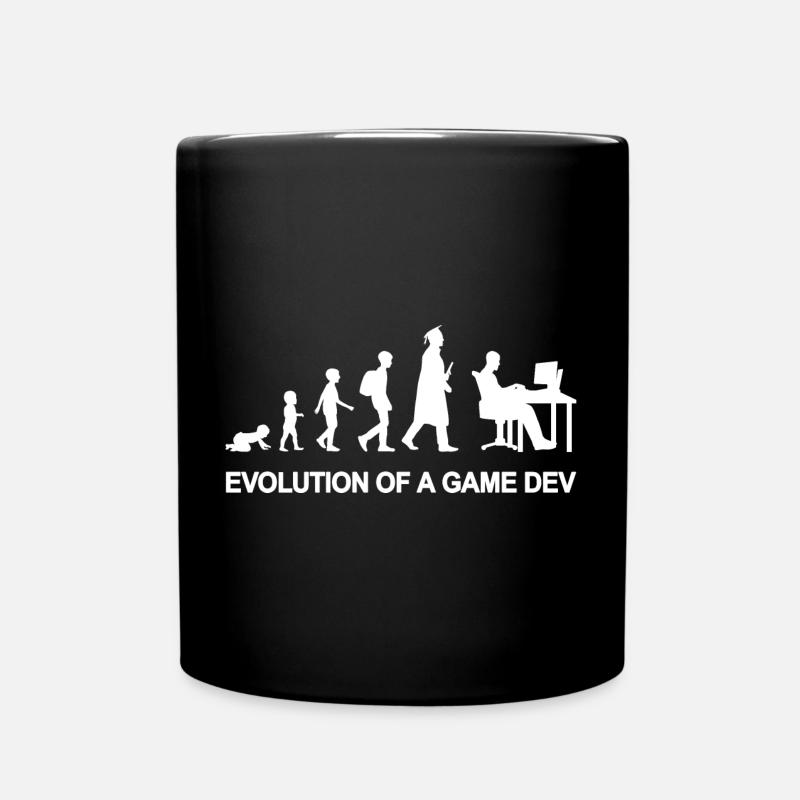 Évolution des développeurs de jeux - Mug uni - noir