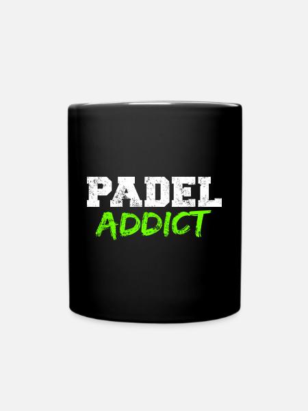 Padel Addict - Full Colour Mug - black
