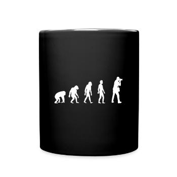 Evolution Photographe Appareil photo - Mug uni - noir - Devant