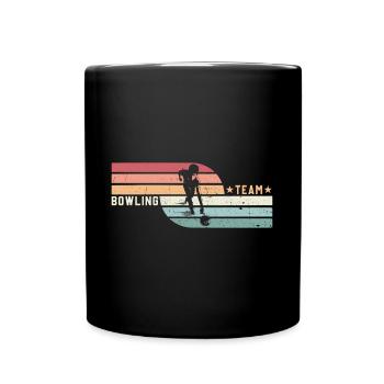 Bowler Bowling Team Sport Rétro Vintage - Mug uni - noir - Devant