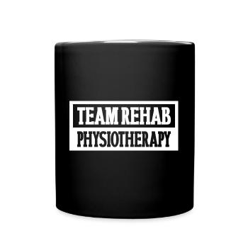 Physiotherapy Physical Therapist PT Massage Rehab - Full Colour Mug - black - Front