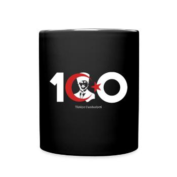 Atatürk Cumhuriyet Signature Mustafa Kemal - Full Colour Mug - black - Front
