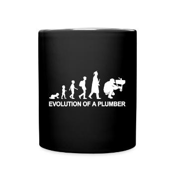 Development of a plumber - Full Colour Mug - black - Front