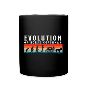 Calèche Profession Hobby - Mug uni - noir - Devant