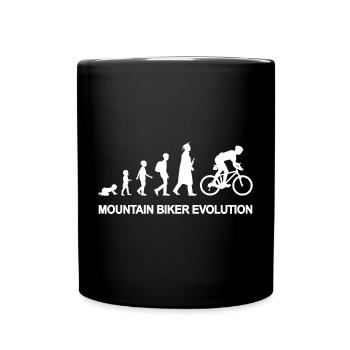 De l’enfant au vététiste - Mug uni - noir - Devant