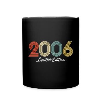 18th Birthday Gift 18 Years Old Boy Girl 2006 - Full Colour Mug - black - Front