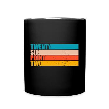 Running Vintage 26.2 Miles Marathoner Demi - Mug uni - noir - Devant