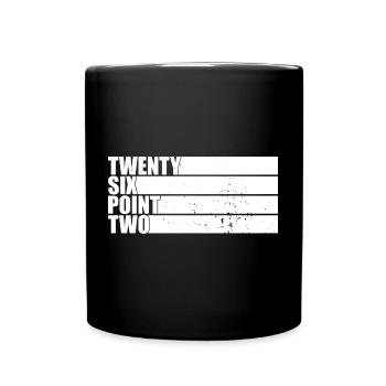 Running Vintage 26.2 Miles Marathoner Demi - Mug uni - noir - Devant