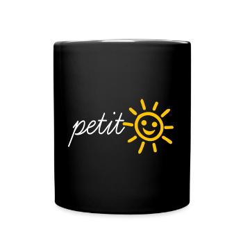 Notre rayon de soleil et notre chéri soleil rieur - Mug uni - noir - Devant
