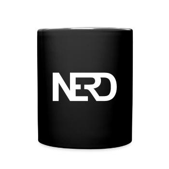 Nerd - Full Colour Mug - black - Front